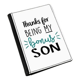 Thanks for Being My Bonus Son Passport Holder Cover