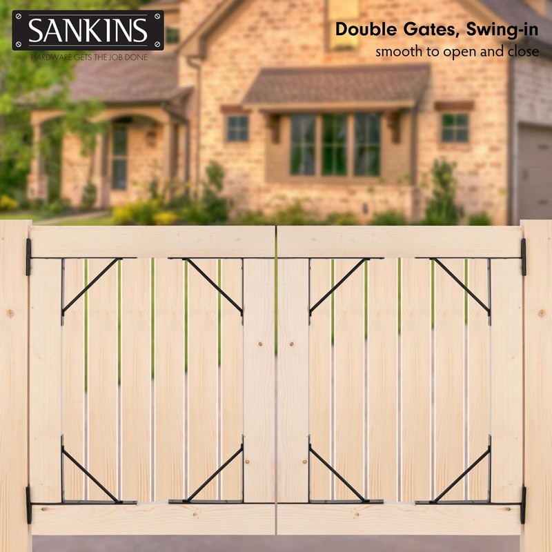 SANKINS 2 Set Anti Sag Corner Brace Bracket, Heavy Duty
