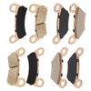 Mabutingti Front and Rear Brake Pads Sintered for Polaris RZR