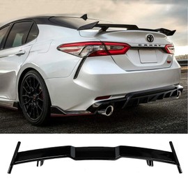 PAISEN Rear Spoiler for 2018-2025 Toyota 8th Gen Camry LE SE XLE XSE Rear Trunk Spoiler Wing Splitter Gloss Black ABS