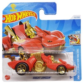Hot Wheels - Knight Draggin - HW Celebration Racers 2/10 - HRY96 - Short Card - Year of The Dragon - Mattel 2024-1:64