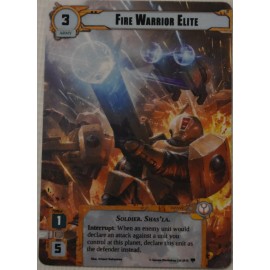 Warhammer 40k: Conquest Fire Warrior Elite Promo full art card lcg