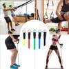 QWORK® 5Pcs Resistance Bands Set, 150LB/68kg Strength, with 2 Foam