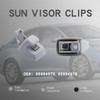 Sun Visor Clips Compatible with Chevy Silverado 1500 Cruze Sonic