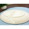 Monkey Oval Partition Plate (Western-style dishes, plates, divider dishes, children's