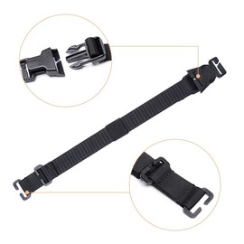 MiOYOOW 4PCS Tactical Rush Tier System, Portable Molle Backpack Straps Accessories for Outdoor Camping Hiking Mountaineering
