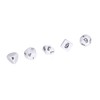 15pcs Complete Polyhedral Dice Set Acrylic D3 to D100 Spherical