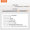 VEVOR Telescopic Extension Pole, 7-30 FT Multi-Purpose Extension Pole, Sturdy