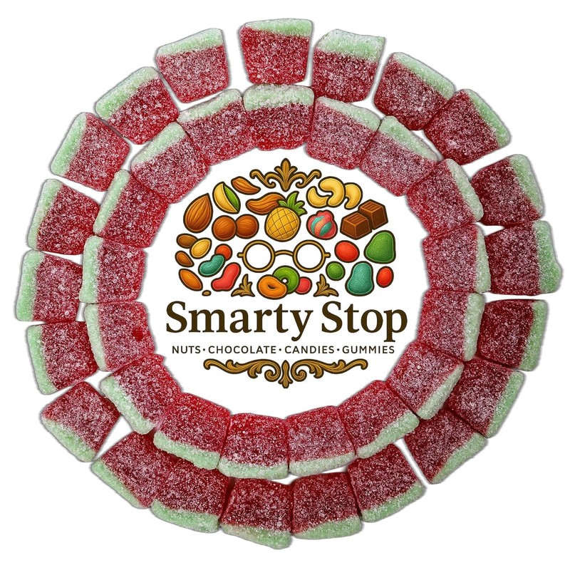 Smarty Stop Sour Watermelon Wedge Slices Bite Gummy Candy (1