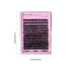 FREEORR 240Pcs Fluffy Lash Cluster, 200D Thick Volume Eyelash Clusters,