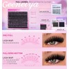 [EXHAUST]Geeneiya 5 Styles Lash Clusters Kit, Volume/ Mega/ Full/ Bottom