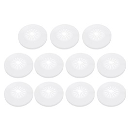 uxcell 11PCS Pipe Cover Decor 1.1 In/29mm Flange Pipe Cover Decor PP Plastic Plumbing Cover Plates Escutcheon Water Drain Pipe Line Wall Flange Pipe Decorative Cover, White