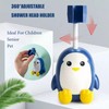 MIUPOO 360 Degree Adjustable Rotatable Handheld Shower Head Holder,Removable No
