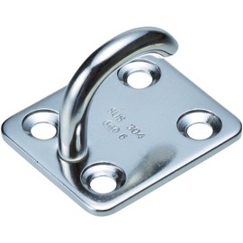 TRUSCO(トラスコ) ステンレスオープンアイプレート5mm (1個=1袋) TOIP-5