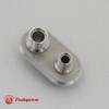 2-Port Billet Aluminum Firewall Heater & A/C Bulkhead Connector Hot