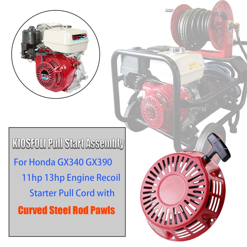 KIOSFOLI GX390 Pull Start Assembly Compatible with Honda GX340 GX390