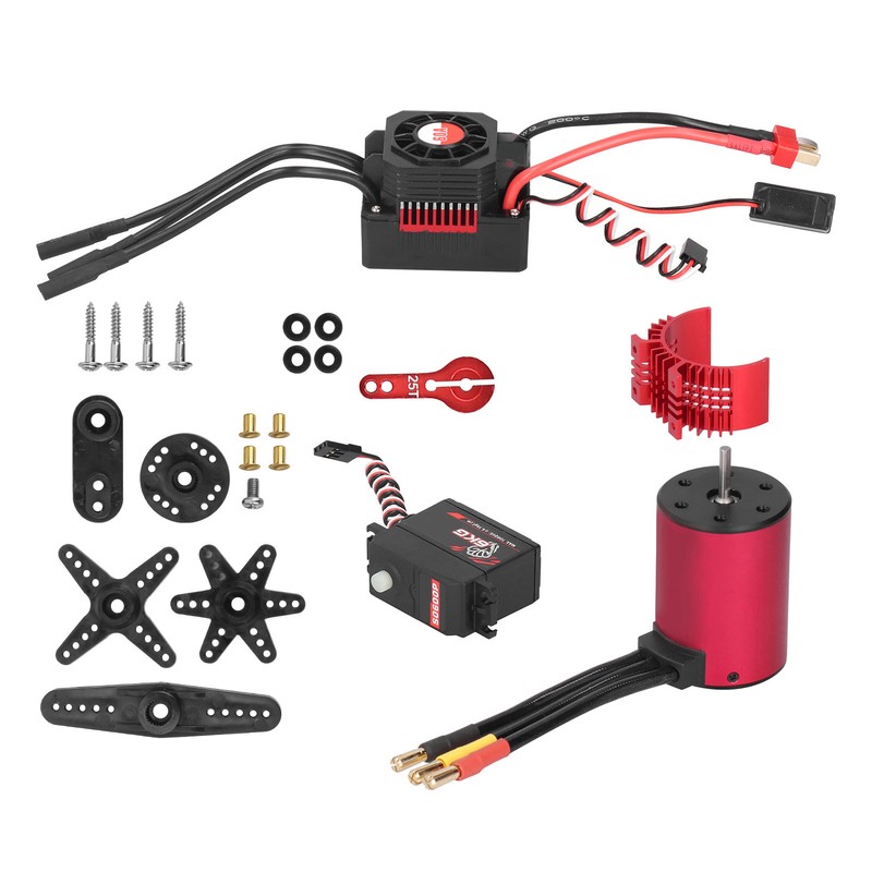 SURPASSHOBBY 3650 4500KV Motor with Cooling Shell 60A ESC +6KG
