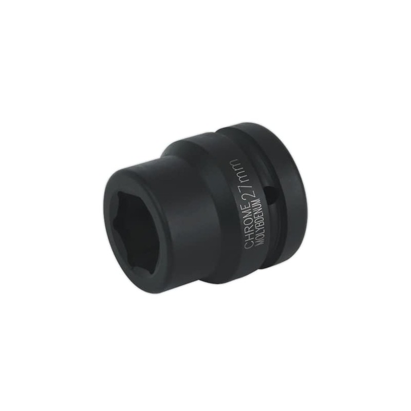Sealey IS127 Impact Socket, 1" Square Drive, 27mm