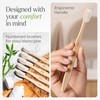 VIVAGO Bamboo Toothbrushes 10 Pack – Natural Toothbrushes, Plant-Based Soft