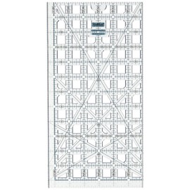 TrueCut Lineal, 16,4 x 31,8 cm Rollschneidelineal, Acryl, Farblos, 6, 5 x 12, 5 Inch