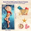 YISUMEI Microfibre Beach Towel XXL Beach Towel Lightweight Bath Towel