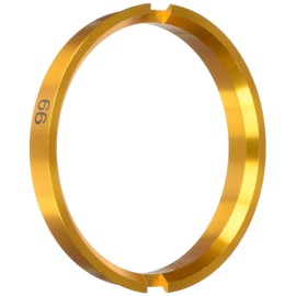 KYO-EI U7366 HUB CENTRIC RING 2.9 inches (73 mm) / 2.6 inches (66 mm) with Brim, Aluminum/Gold