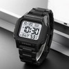 Digital Watch 50m Waterproof Backlit Display Electronic Watch with Alarm