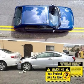 Bad Parking Cards, Funny Parking Violation Tickets | Attention-Grabbing Humorous Car Supplies Stocking Stuffers for Adults Car Owner Pranks