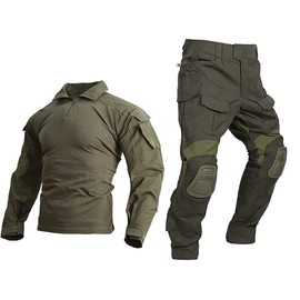 EMERSONGEAR Gen3 Uniform,Military Painball Suit,Army Airsoft Combat BDU Pants Shirts with Knee Pads (RG, X-Large)
