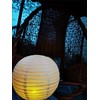 Lanito Paper Lanterns, White Obon Lanterns, Round Plain, Paper Lanterns,