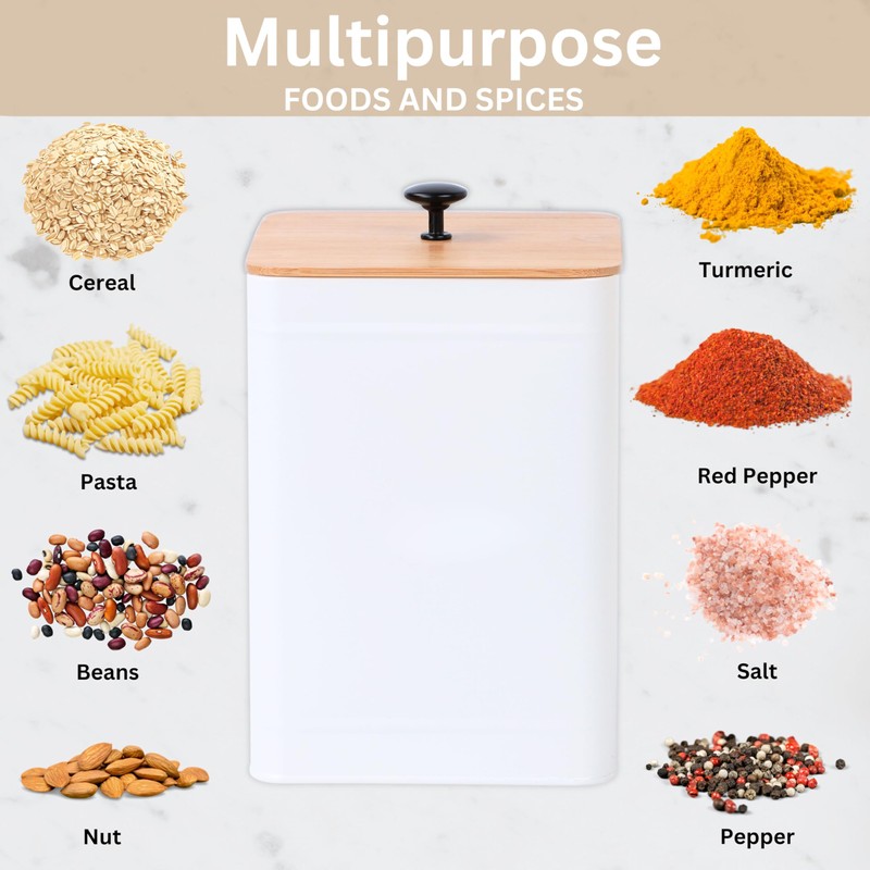 PERFNIQUE Kitchen Canisters, Airtight Canister Sets for Kitchen Counter, Kitchen
