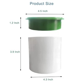 Golf Hole Cup with Cover, Golf Green Cups with lid, Golf Training Aids Practice for Putting Cup Golf On-Course Accessory for Yard Garden