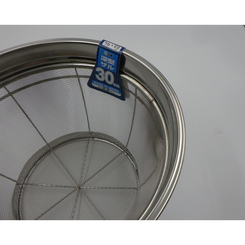 Honma Tenji Kogyo AKM03030 Deep Rice Strainer, 11.8 inches (30
