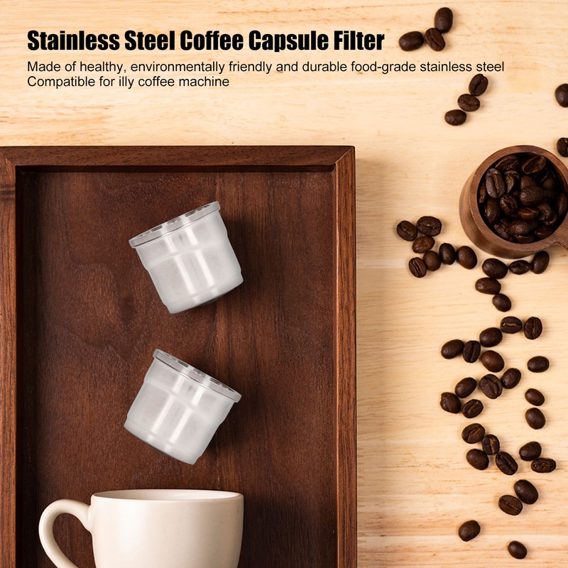 Stainless Steel Reusable Coffee Capsule Filter Refillable Coffee Cup Filter