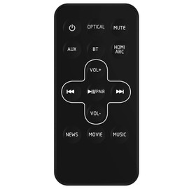 Replace Remote Control fit for TCL Home Theater Sound Bar Alto 5 Alto 5+ Alto 5 Plus TS5000 TS5000-NA TS5010 TS5010-NA