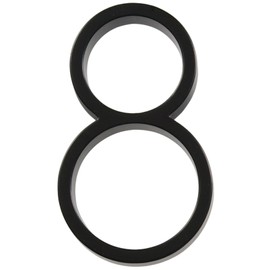 Distinctions 843198 Black Floating Mount 5-Inch House Number 8