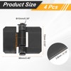 uxcell 4 Pack Heavy Duty Weldable Hinges, 2.83" x 3.46"