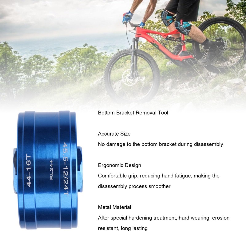Tbest Bicycle Bottom Bracket Removal Tool 44mm 45.5mm 16 24