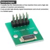 sourcing map FFC FPC Connector Board 10 Pin 0.5mm 2.54mm