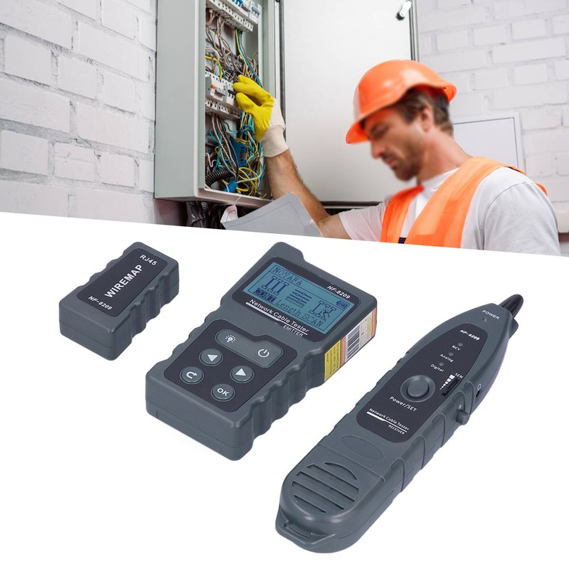 NF‑8209 Electric Network Cable Finder Portable Anti Interference POE Line