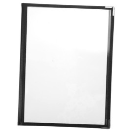 iplusmile Loose Leaf Binder PVC Recipe Folder Large Capacity for Table Cover Guest Menu Holder