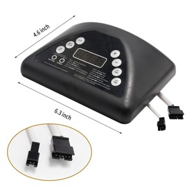 Hoypeyfiy Electric Smoker Digital Control Panel Kit Replacement for Masterbuilt Top Controller Electric Smoker Models 20070311 20070411 20072614 Replace 9907100001 Thermostat Panel