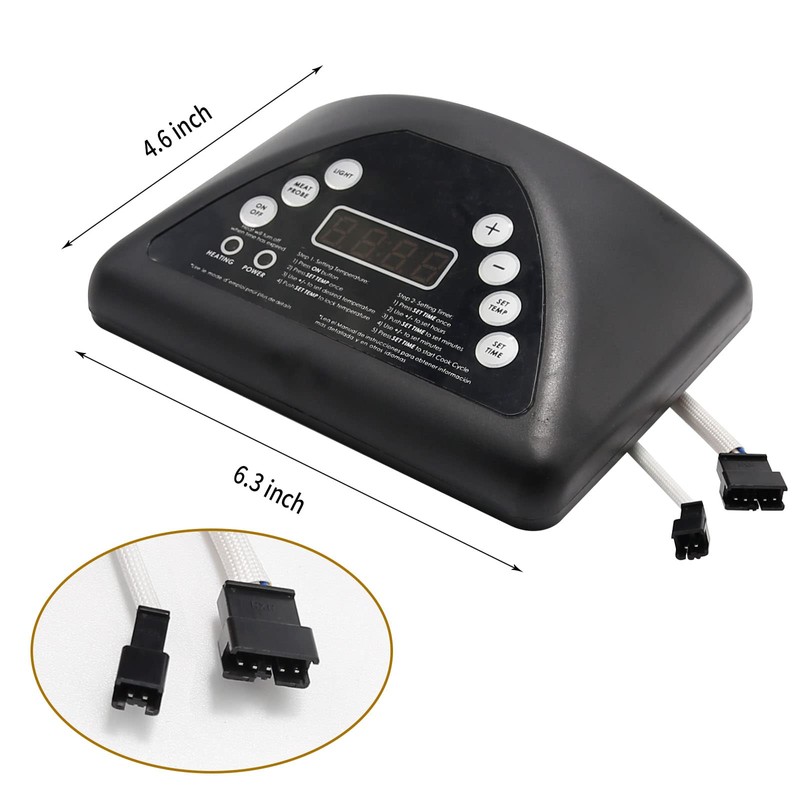 Hoypeyfiy Electric Smoker Digital Control Panel Kit Replacement for Masterbuilt