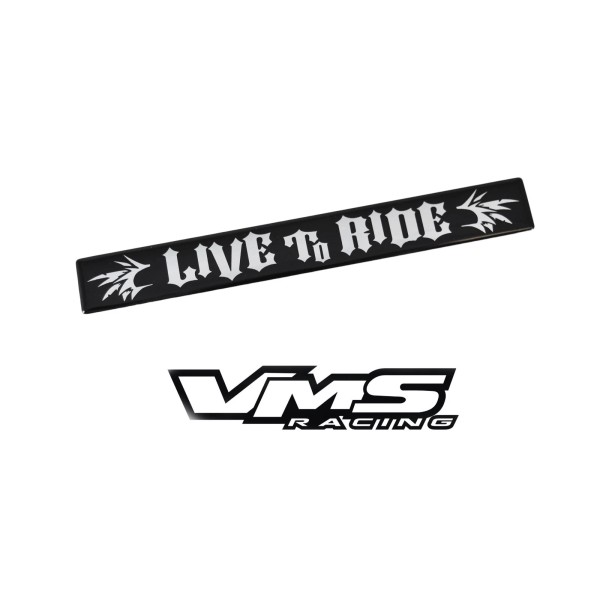 Unbranded 1 VMS ALUMINUM LIVE TO RIDE BIKER MOTORCYCLE CLUB