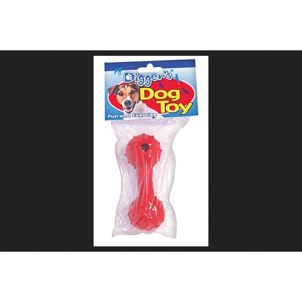Diggers Dumb Bell Sports Dog Toy 5 in. Rubber