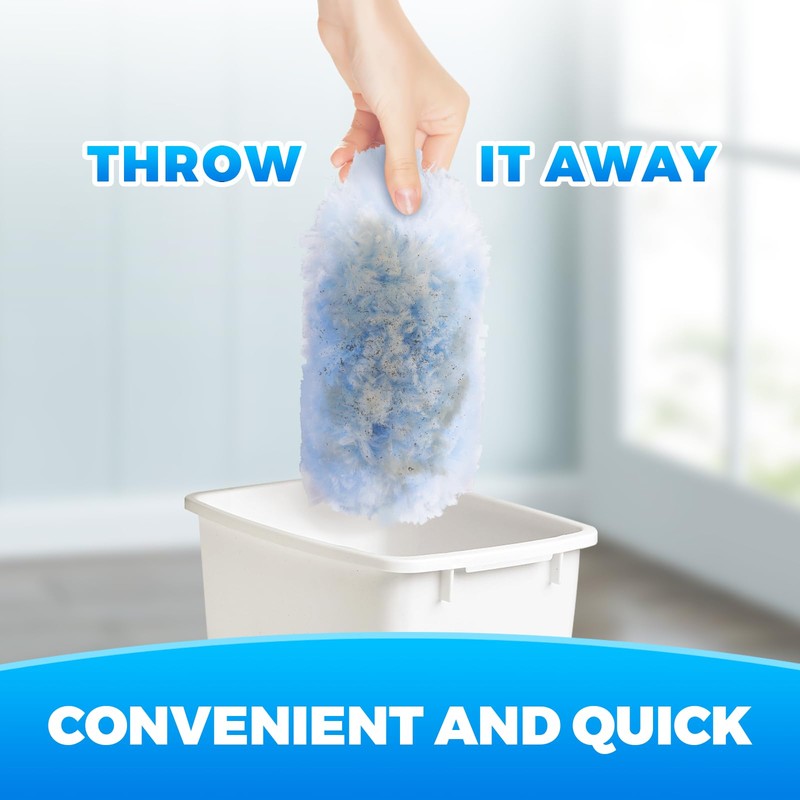 Heavy Duty Duster Refills - Compatible with Swiffer Duster,20 Count