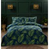 Rapport Home Microfibre Palma Tropical Leaves Duvet Cover Set Single