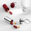 kwmobile kwmobile Key Ring Pill Cases (Pack of 2) -