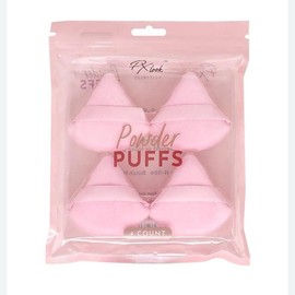 POWDER PUFFS-1 pack (4 puffs) Cosmetic Flawless - Color: Black