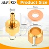 Aupoko 4 Sets Bicycle Brake Olive Insert Bike Hydraulic Disc